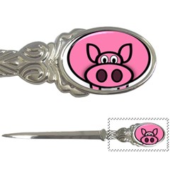 Pork Pig Pink Animals Letter Openers by Mariart