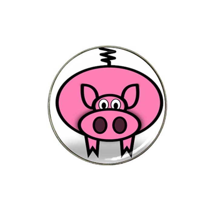 Pork Pig Pink Animals Hat Clip Ball Marker (4 pack)