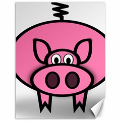 Pork Pig Pink Animals Canvas 12  X 16  