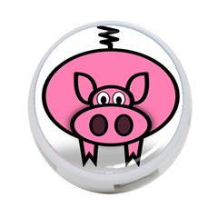 Pork Pig Pink Animals 4-port Usb Hub (one Side) by Mariart