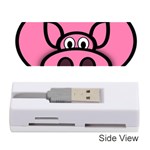 Pork Pig Pink Animals Memory Card Reader (Stick)  Front