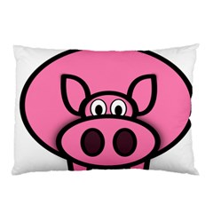 Pork Pig Pink Animals Pillow Case (two Sides) by Mariart