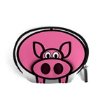 Pork Pig Pink Animals Accessory Pouches (Small)  Front