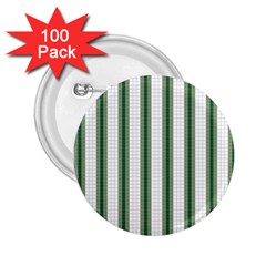 Plaid Line Green Line Vertical 2 25  Buttons (100 Pack)  by Mariart