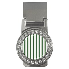 Plaid Line Green Line Vertical Money Clips (cz)  by Mariart