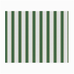 Plaid Line Green Line Vertical Small Glasses Cloth by Mariart