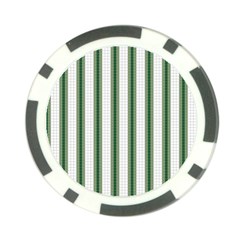 Plaid Line Green Line Vertical Poker Chip Card Guard by Mariart