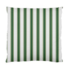 Plaid Line Green Line Vertical Standard Cushion Case (one Side) by Mariart