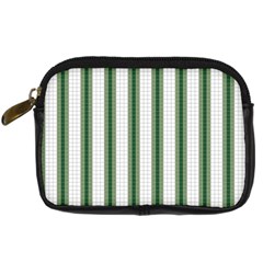 Plaid Line Green Line Vertical Digital Camera Cases