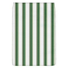 Plaid Line Green Line Vertical Flap Covers (l)  by Mariart