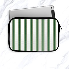 Plaid Line Green Line Vertical Apple Ipad Mini Zipper Cases by Mariart