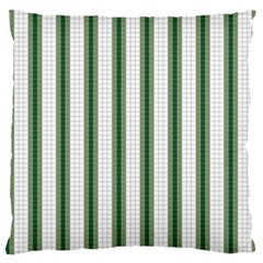 Plaid Line Green Line Vertical Standard Flano Cushion Case (two Sides) by Mariart