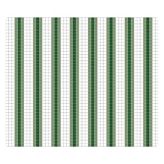 Plaid Line Green Line Vertical Double Sided Flano Blanket (small)  by Mariart