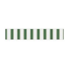 Plaid Line Green Line Vertical Flano Scarf (mini)