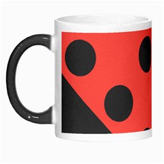 Red Black Hole White Line Wave Chevron Polka Circle Morph Mugs by Mariart