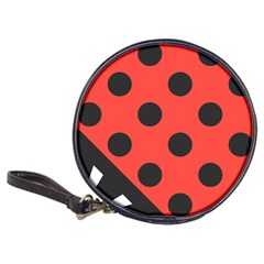 Red Black Hole White Line Wave Chevron Polka Circle Classic 20-cd Wallets