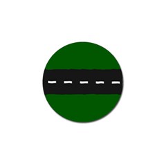 Road Street Green Black White Line Golf Ball Marker (4 Pack) by Mariart