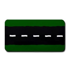 Road Street Green Black White Line Medium Bar Mats by Mariart