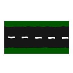 Road Street Green Black White Line Satin Wrap by Mariart