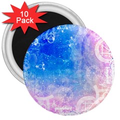 Horoscope Compatibility Love Romance Star Signs Zodiac 3  Magnets (10 Pack) 