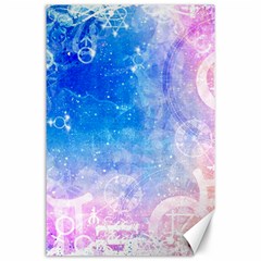 Horoscope Compatibility Love Romance Star Signs Zodiac Canvas 24  X 36  by Mariart