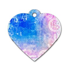 Horoscope Compatibility Love Romance Star Signs Zodiac Dog Tag Heart (one Side) by Mariart