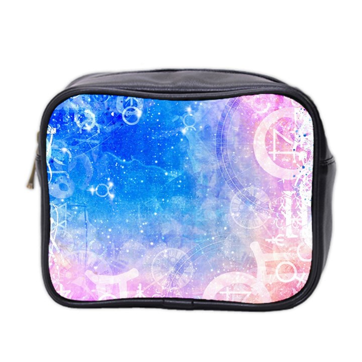 Horoscope Compatibility Love Romance Star Signs Zodiac Mini Toiletries Bag 2-Side