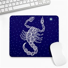 Scorpio Zodiac Star Large Mousepads by Mariart