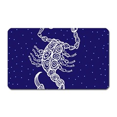 Scorpio Zodiac Star Magnet (rectangular) by Mariart