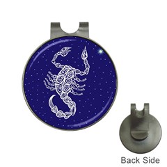 Scorpio Zodiac Star Hat Clips With Golf Markers by Mariart