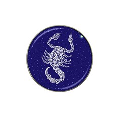 Scorpio Zodiac Star Hat Clip Ball Marker (4 Pack)