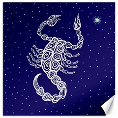 Scorpio Zodiac Star Canvas 16  X 16  