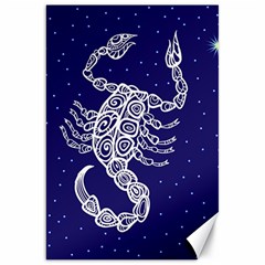 Scorpio Zodiac Star Canvas 20  X 30  