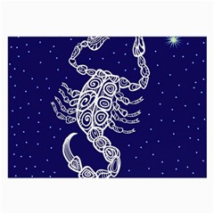 Scorpio Zodiac Star Large Glasses Cloth by Mariart