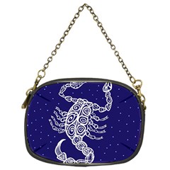 Scorpio Zodiac Star Chain Purses (one Side)  by Mariart