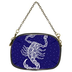 Scorpio Zodiac Star Chain Purses (two Sides)  by Mariart