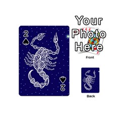 Scorpio Zodiac Star Playing Cards 54 (mini)  by Mariart