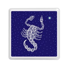 Scorpio Zodiac Star Memory Card Reader (square)  by Mariart