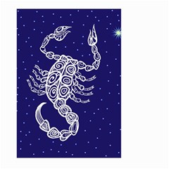 Scorpio Zodiac Star Large Garden Flag (two Sides) by Mariart