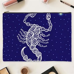 Scorpio Zodiac Star Cosmetic Bag (xxxl)  by Mariart