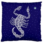 Scorpio Zodiac Star Standard Flano Cushion Case (Two Sides) Front