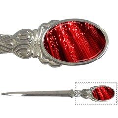 Red Space Line Light Black Polka Letter Openers by Mariart