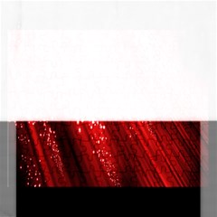 Red Space Line Light Black Polka Rectangular Jigsaw Puzzl by Mariart