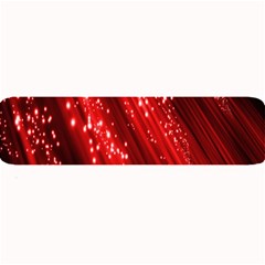 Red Space Line Light Black Polka Large Bar Mats