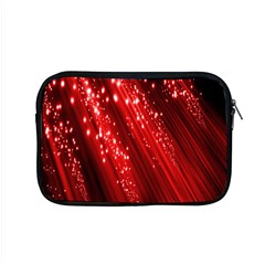 Red Space Line Light Black Polka Apple Macbook Pro 15  Zipper Case by Mariart