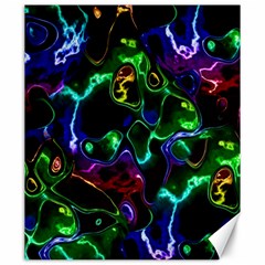 Saga Colors Rainbow Stone Blue Green Red Purple Space Canvas 20  X 24   by Mariart