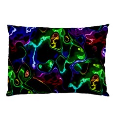 Saga Colors Rainbow Stone Blue Green Red Purple Space Pillow Case by Mariart