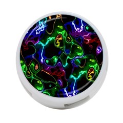 Saga Colors Rainbow Stone Blue Green Red Purple Space 4-port Usb Hub (two Sides)  by Mariart