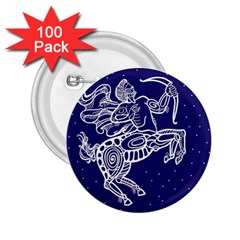 Sagitarius Zodiac Star 2 25  Buttons (100 Pack) 