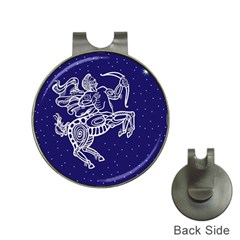 Sagitarius Zodiac Star Hat Clips With Golf Markers by Mariart